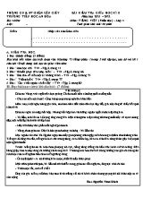 Bài kiểm tra giữa học kì II môn Tiếng Việt (phần Đọc) Lớp 4 - Năm học 2021-2022